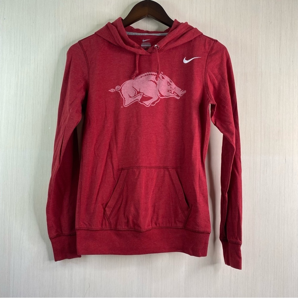 Nike Women’s Arkansas Razorbacks Pullover Lightweight Hoodie Size Small